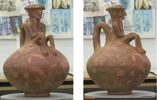 the thinker pottery jug restoration pictures